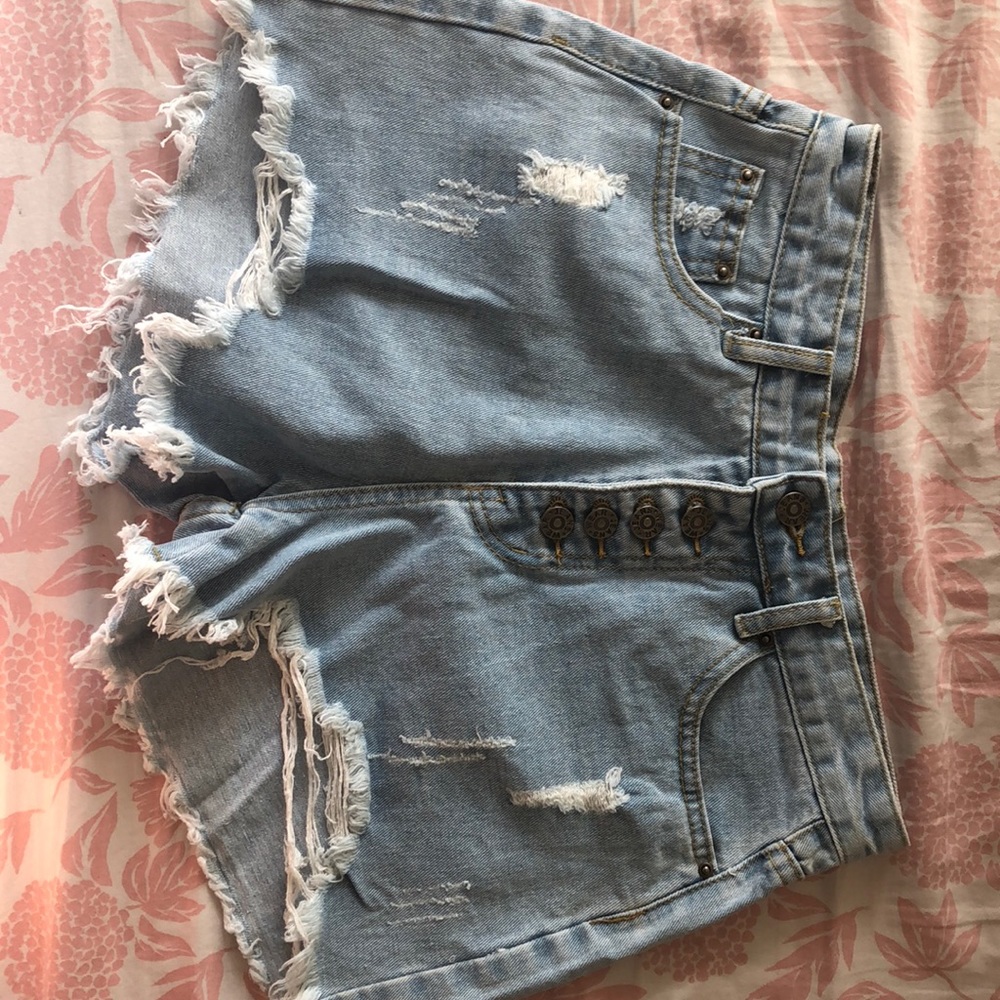 High waisted shorts